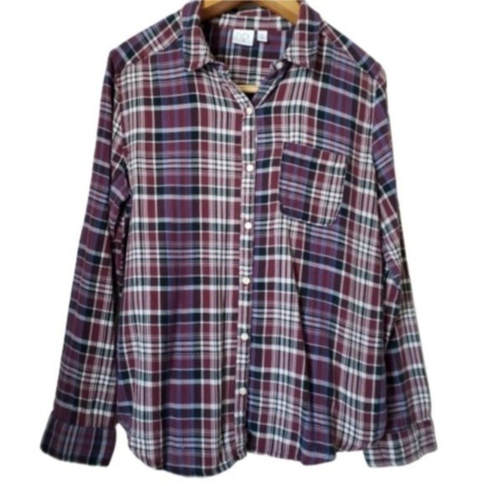 Bp plaid button down shirt size XL
